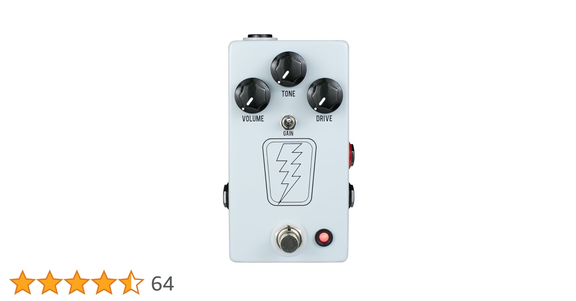 Amazon | JHS SuperBolt V2 オーバードライブ ギター エフェクトペダル